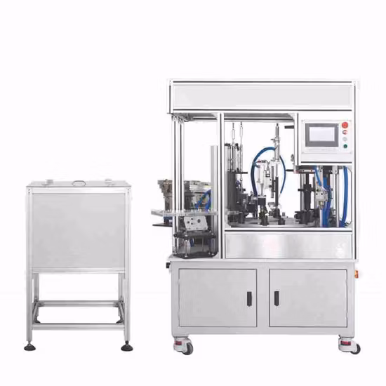 Máquina personalizada del conjunto de montaje de pegamento de válvula de bola automática para válvulas de bola